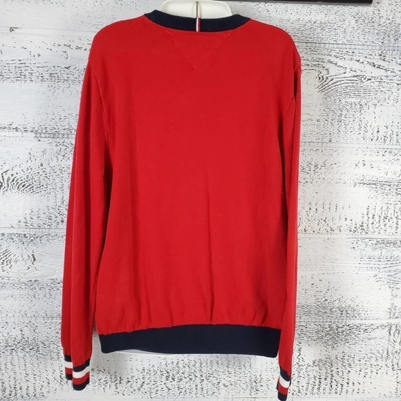 Tommy Hilfiger Blue Red Long Sleeves Pullover Lounge Sweater Lot of 3 - Picture 13 of 15